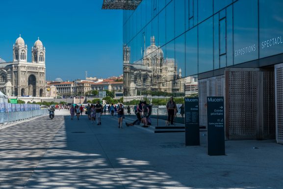 cathédrale de la major et le MUCEM à Marseille